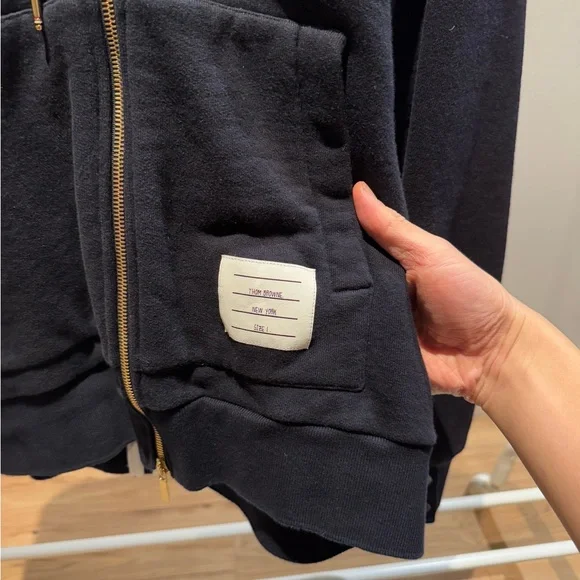Thom Brown Zip Up Hoodie - Picture 4 of 4
